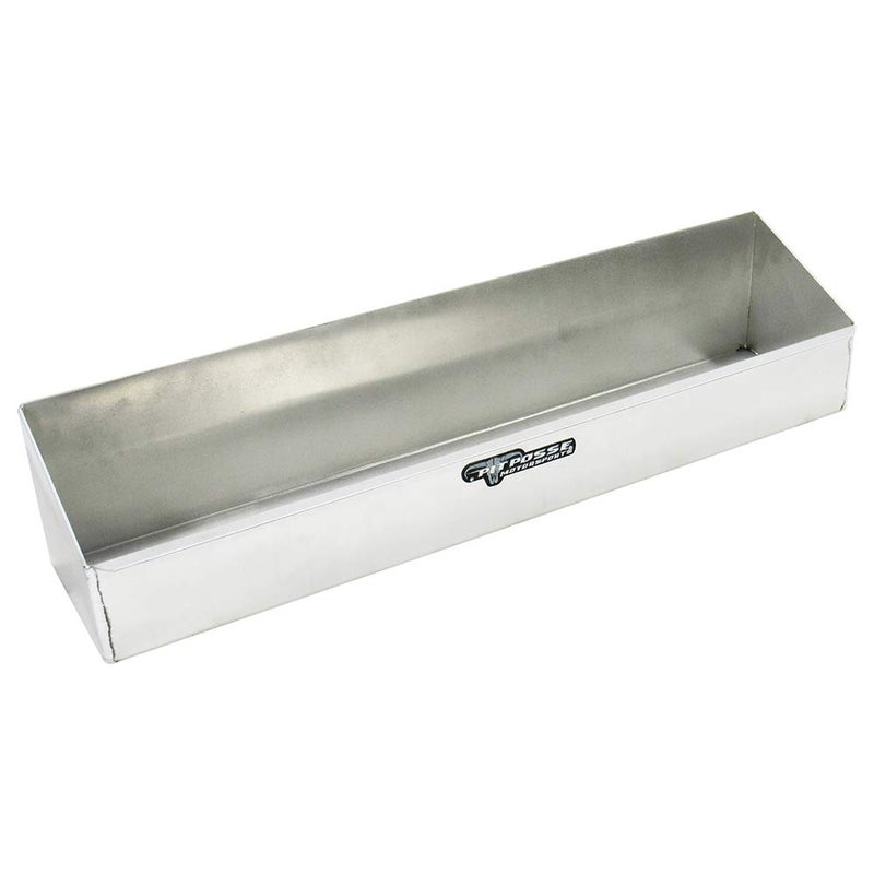 Pit Posse 564 Oil Shelf Caddy 8 Bottle Rack Holder 24" - Made in USA - Holds 8 Quarts of Automotive Motor Engine Oil - Enclosed Race Trailer Shop Garage Aluminum Storage Organizer (Silver) - Image 3